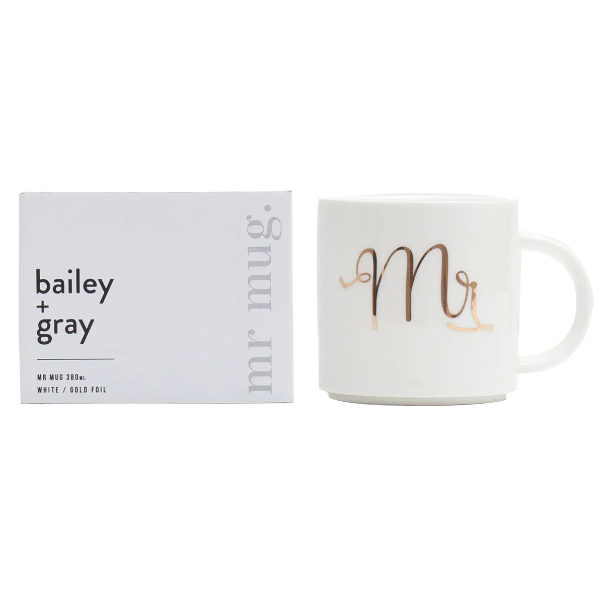 MR mug with gold foil - Bailey & Gray