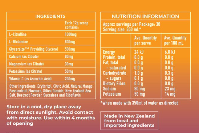 Passion Mango Daiquiri Electrolytes - Equilibrium