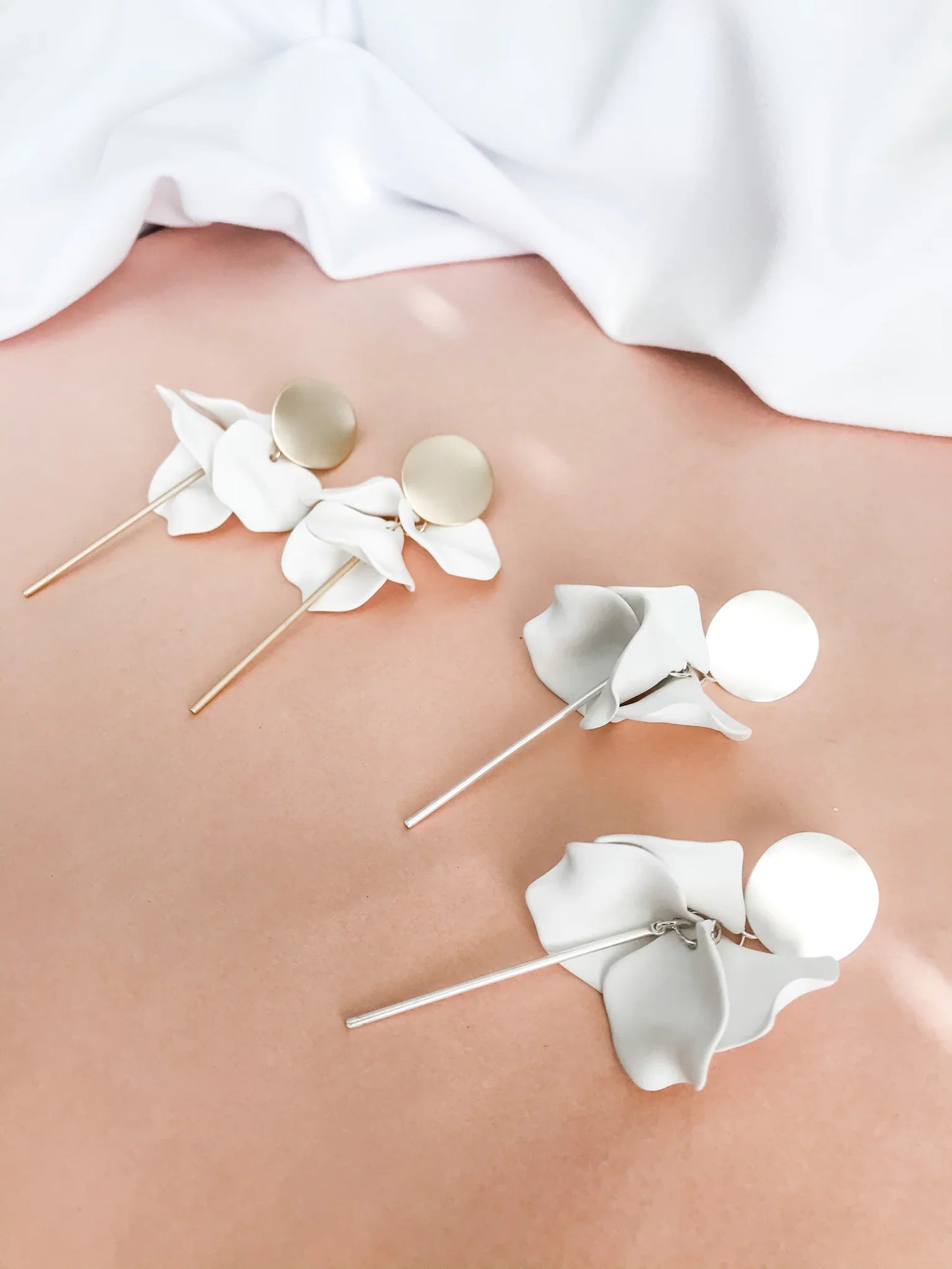 Flora Petal Drop Earrings - Willow Collective