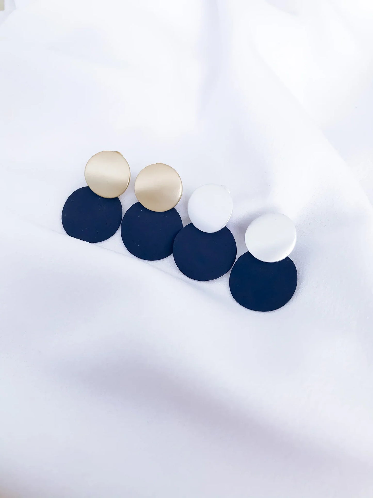 Round Drop Earrings - Willow Collective