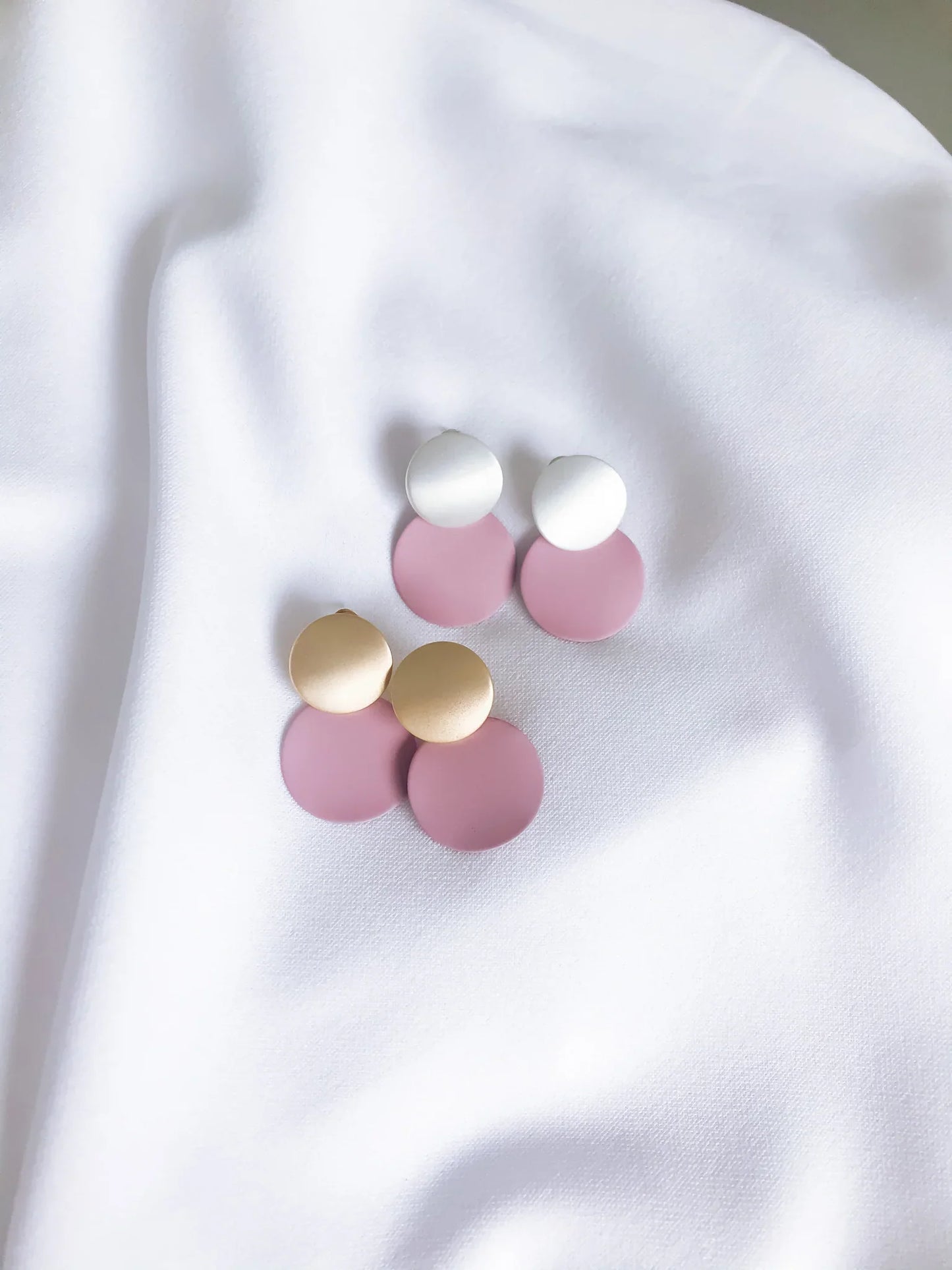 Round Drop Earrings - Willow Collective