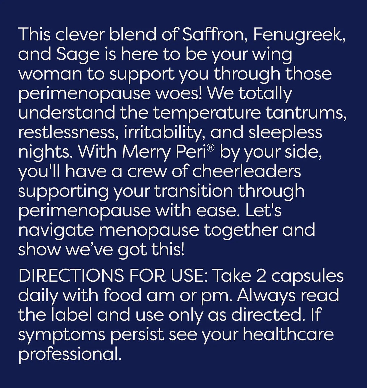 Merry Peri® with affron® - MenoMe
