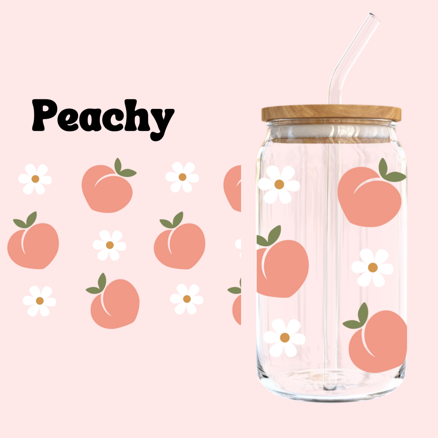 Peachy Tumbler - Hanmade