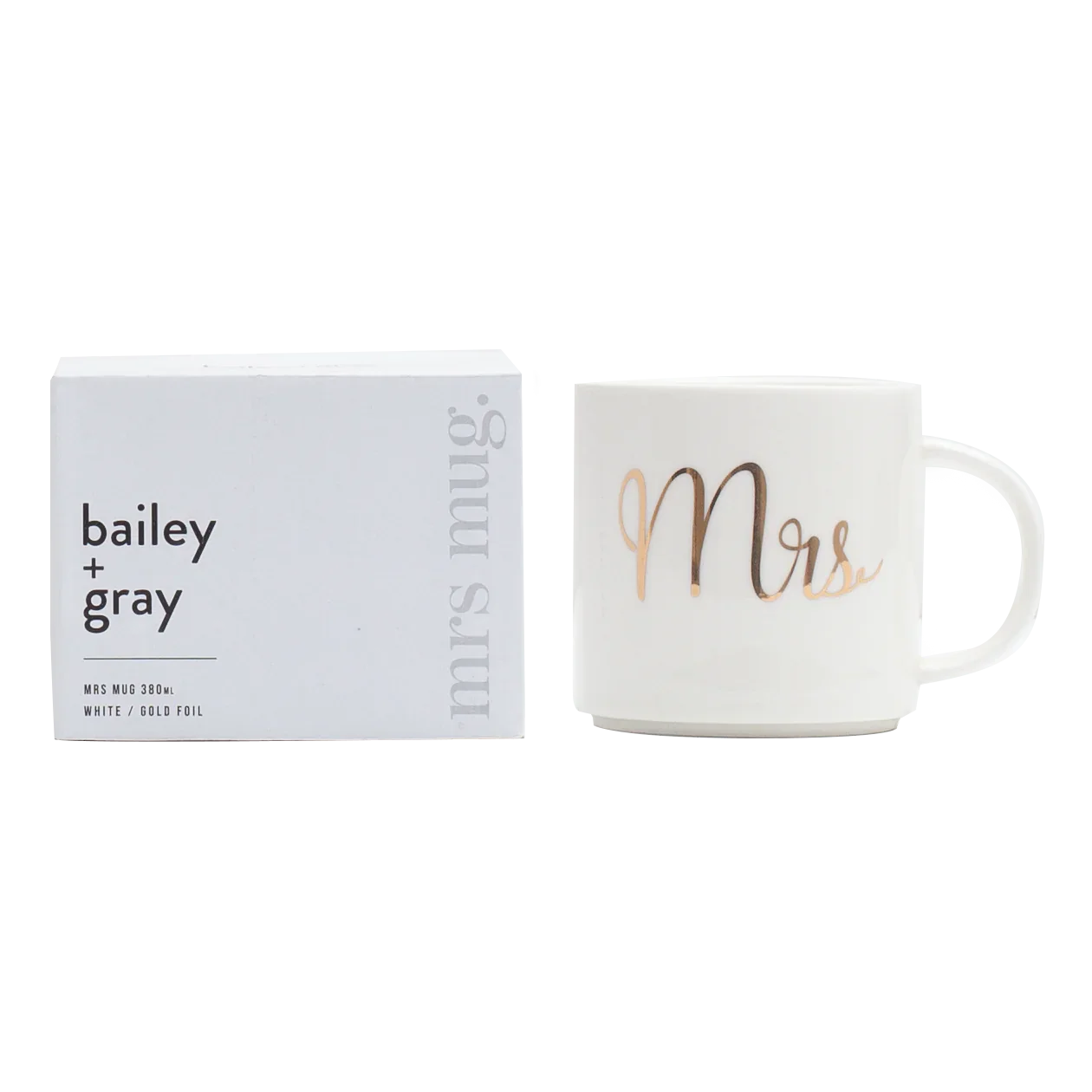 MRS mug with gold foil - Bailey & Gray