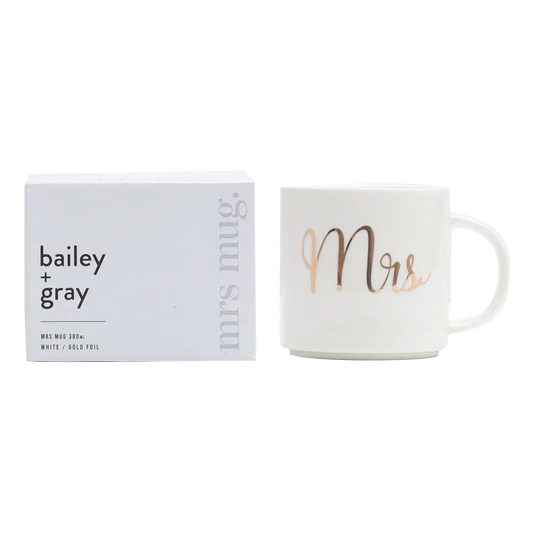 MRS mug with gold foil - Bailey & Gray