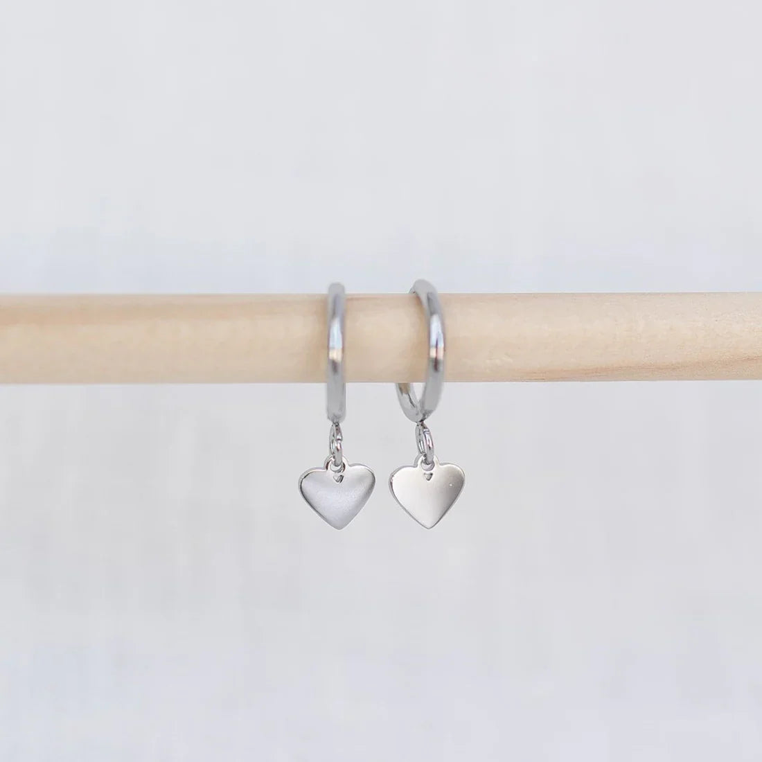 Heart Hoops - KatyB Jewellery
