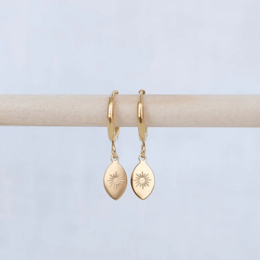 Starburst Hoop Earring - KatyB Jewellery
