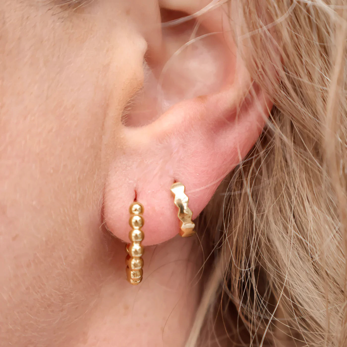 Bubble Hoops - KatyB Jewellery