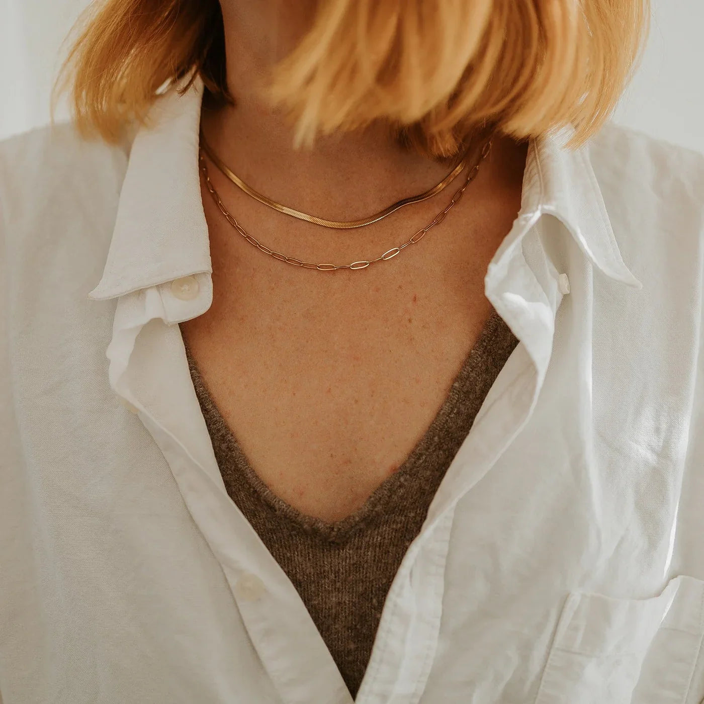 Paperclip Chain Necklace - KatyB Jewellery