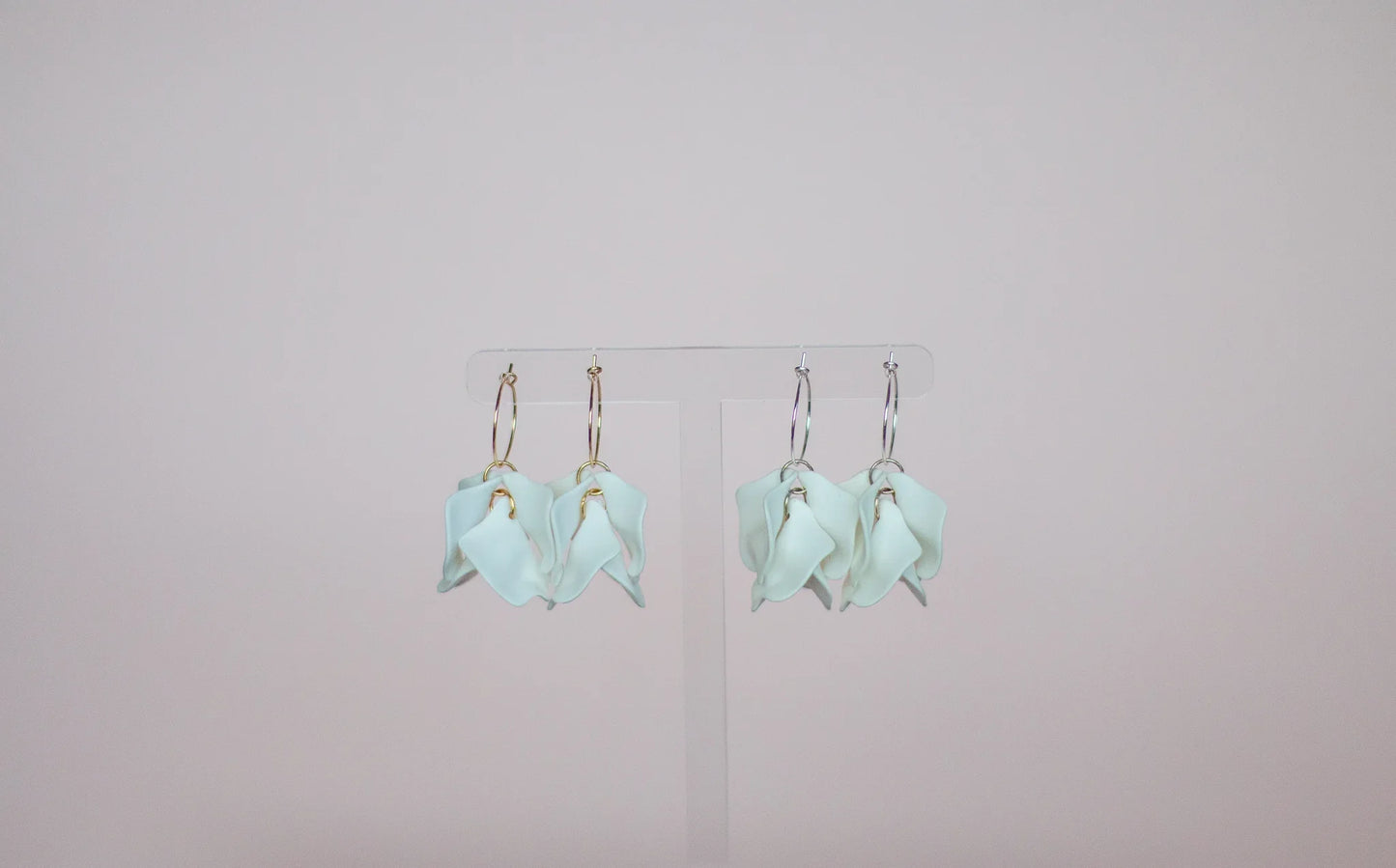 Peony Hoop Earrings - Willow Collective