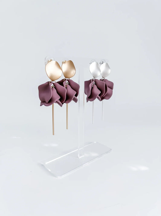 Flora Petal Drop Earrings - Willow Collective