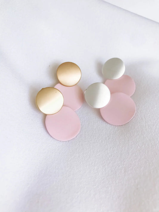 Round Drop Earrings - Willow Collective