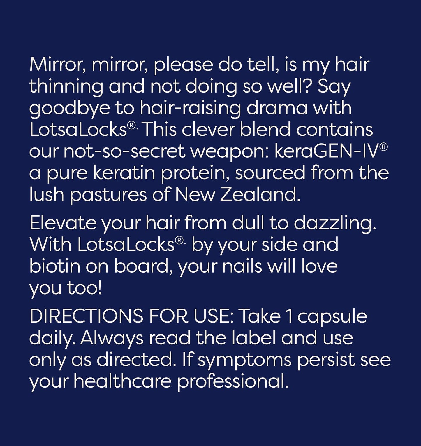LotsaLocks® with keraGEN-IV®