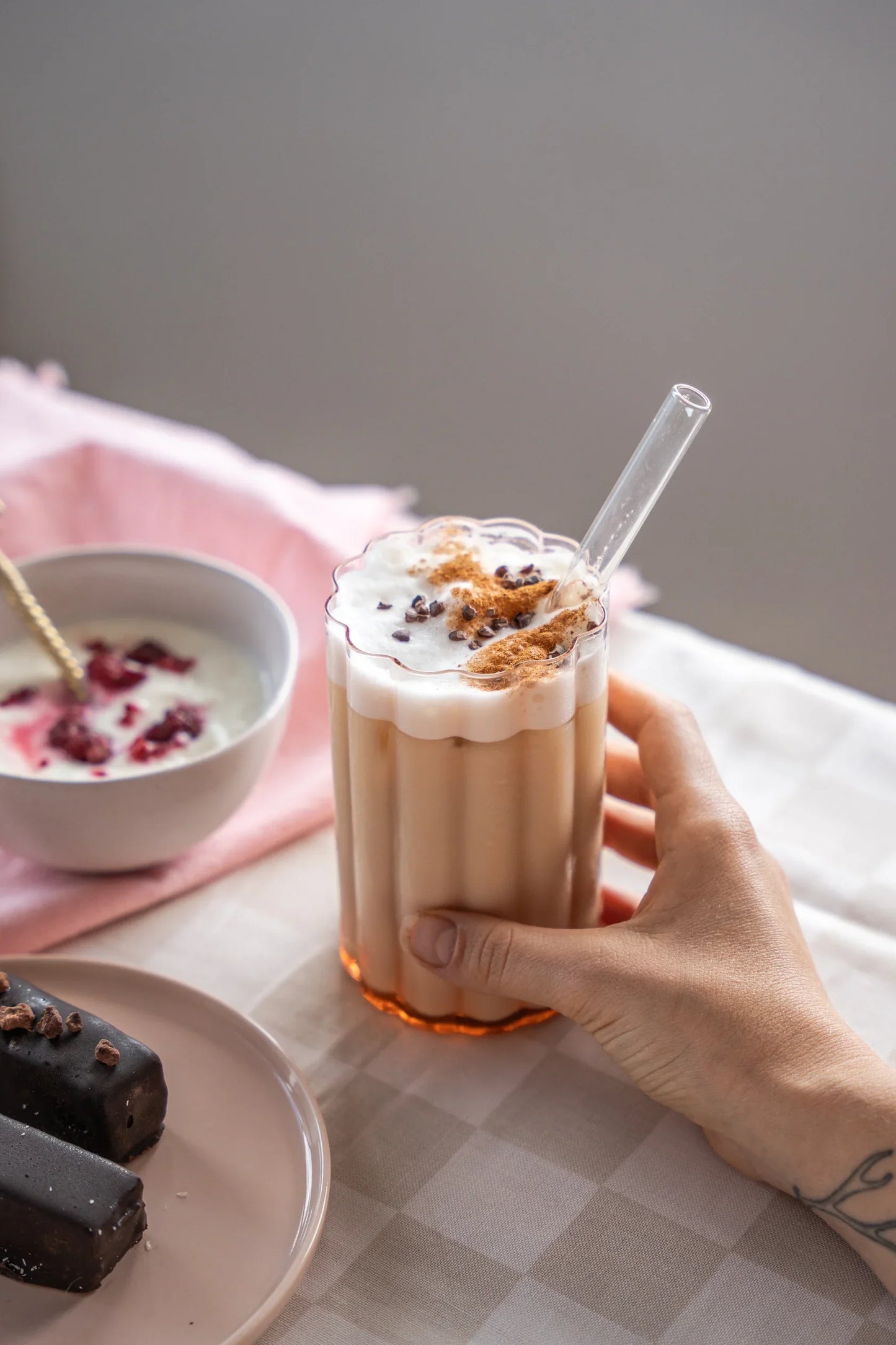 Glass Straw Set - Breakfast Babes