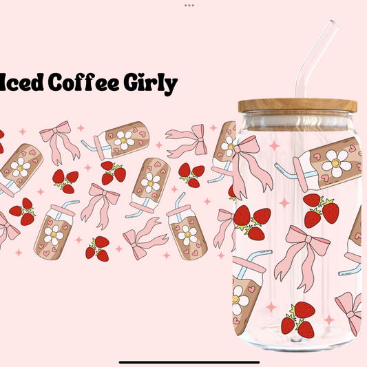 Iced Coffee Lovers Tumbler - Hanmade