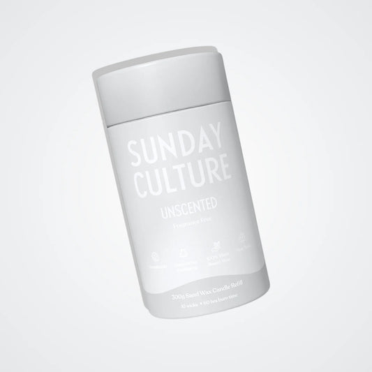 Unscented Candle Refill (300g) - Sunday Culture
