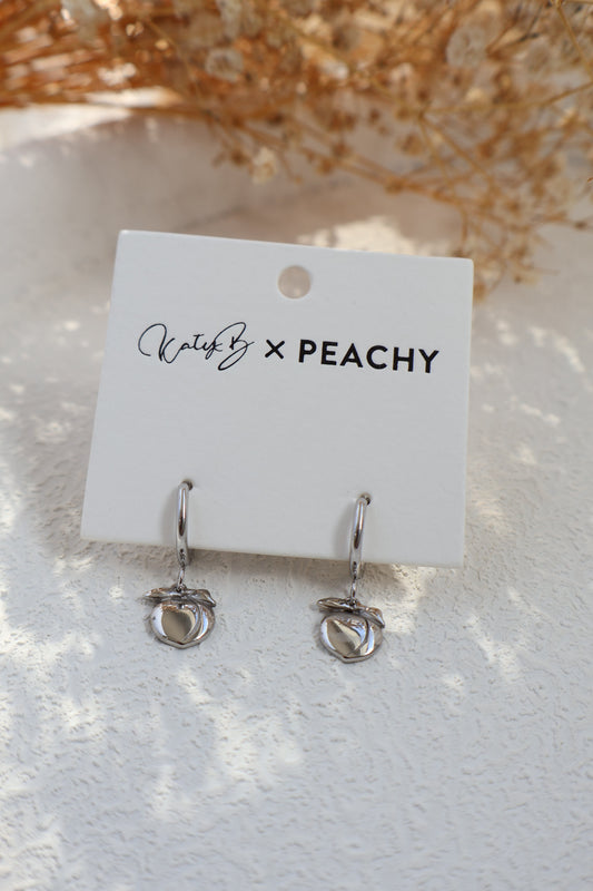 KatyB X Peachy Earrings - SILVER